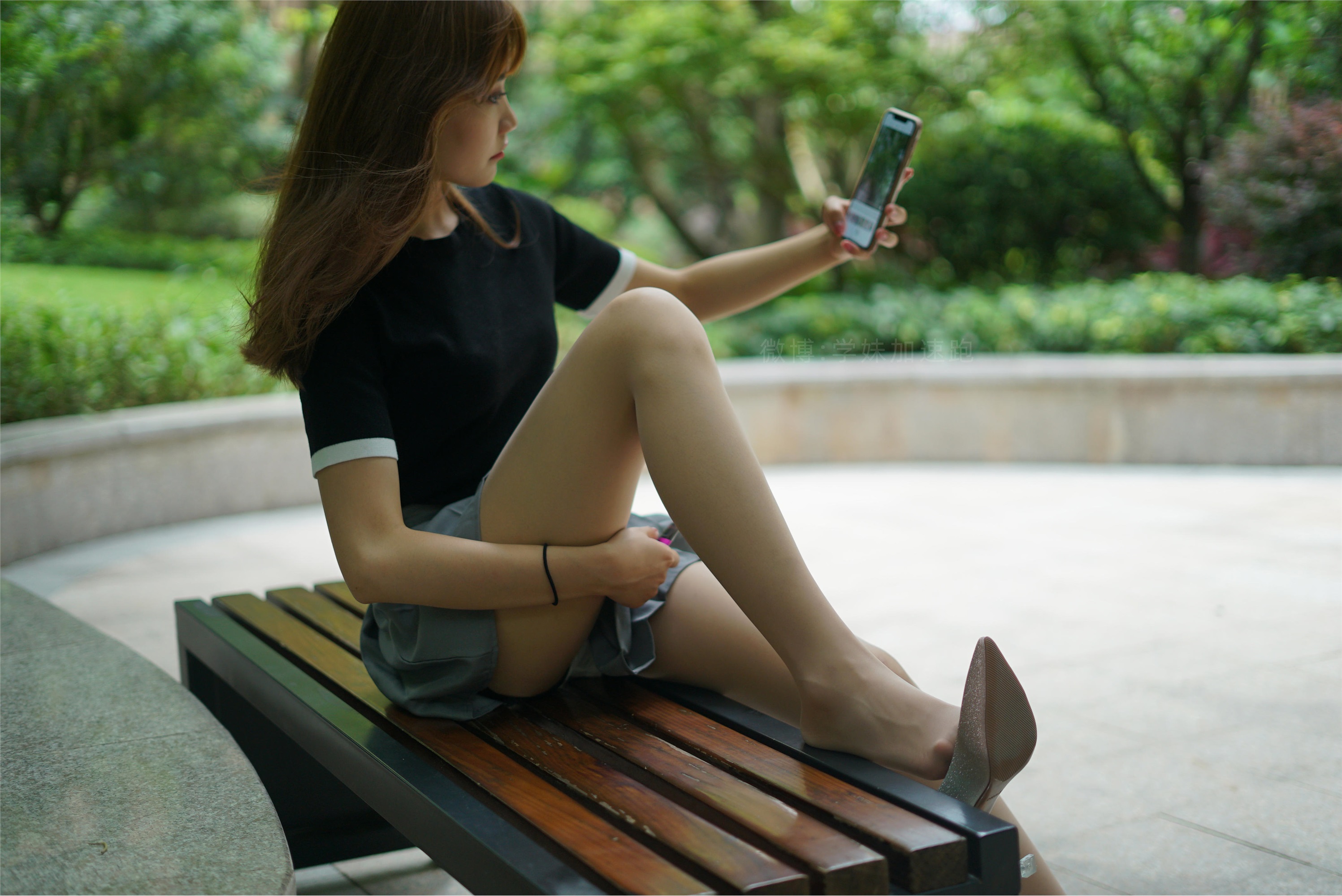 学妹加速跑 XM048《这天气看有点热-琪琪》